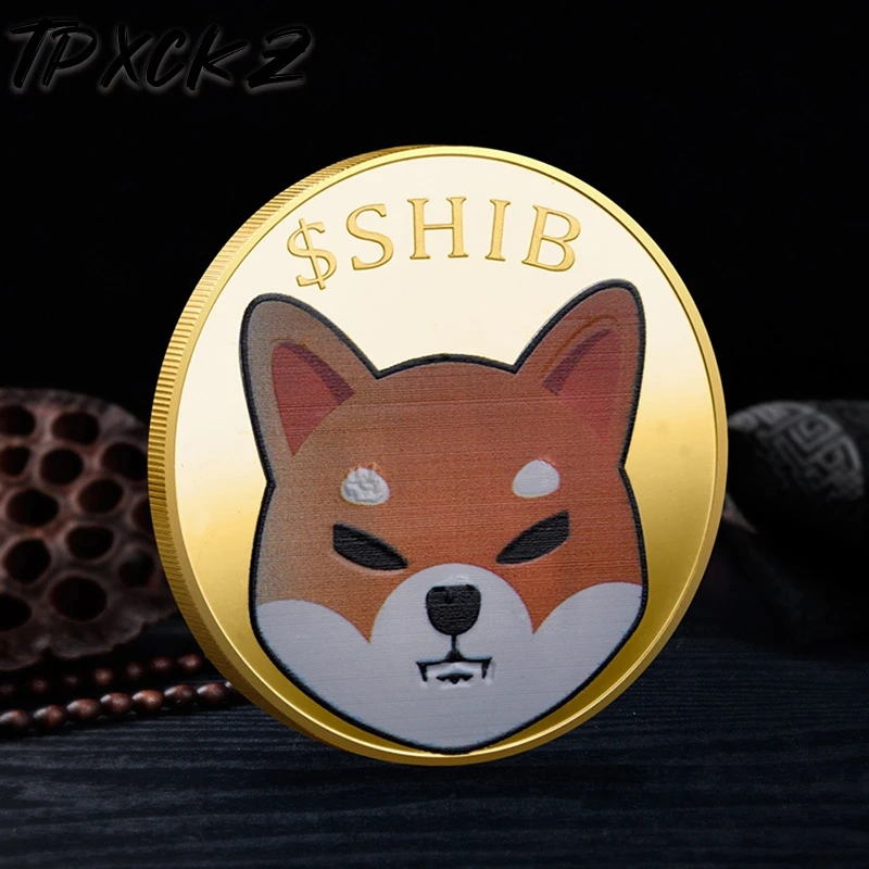 

2021 New Dogecoin Killer Shib Shiba Inu Coins Commemorative Badge Dog Digital Virtual Souvenir Coin Collection Decoration Crafts