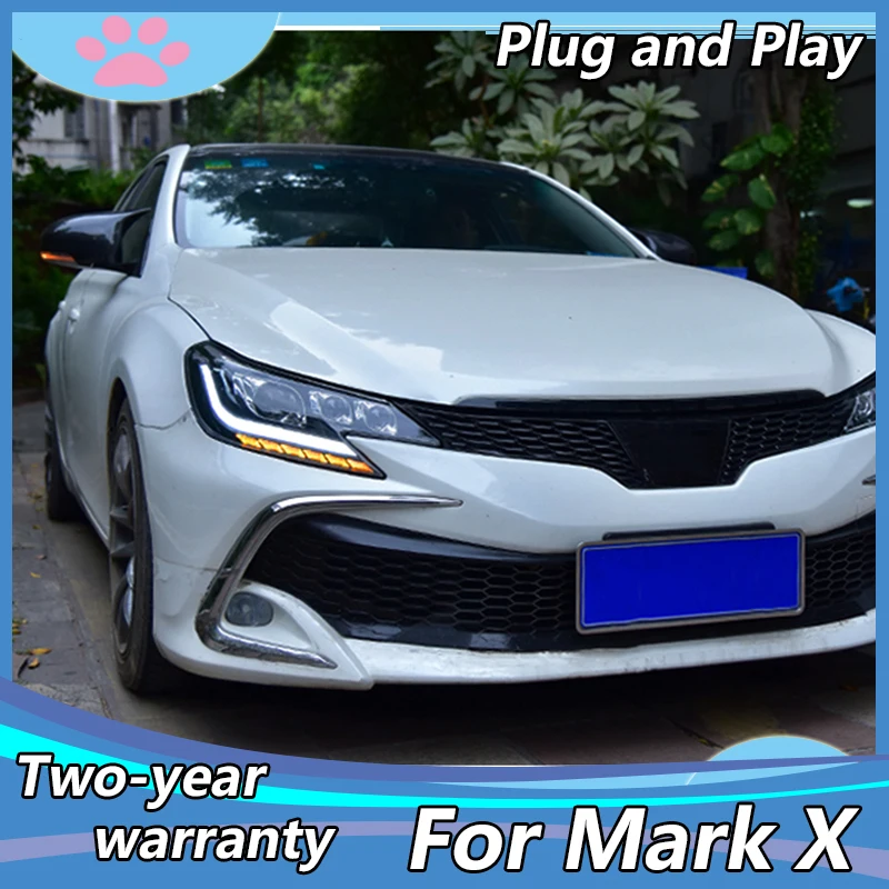 

Car Styling Head Lamp for Toyota Mark X Headlights 2013-2017 Reiz LED Headlight LED DRL All LED light source Accessories