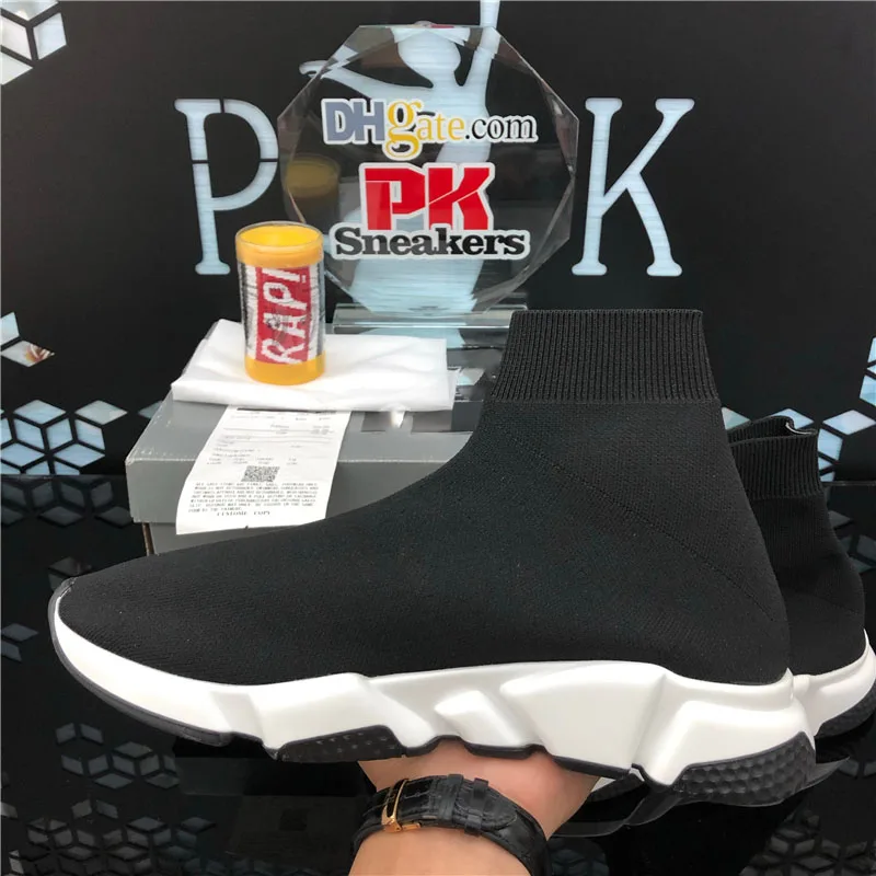 

Top Quality Original luxury brand Designer Socks Shoes Speed Trainer Sneakers High Platform Casual Sports Men Women Sneakers Zap