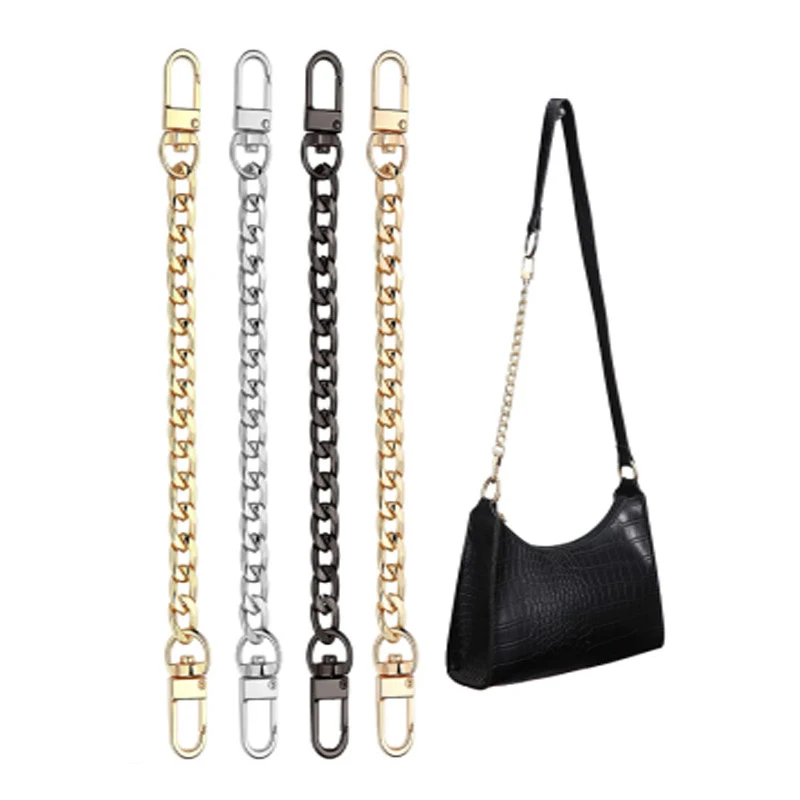 

Metal Replacement Bag Chain Gold Silver Solid Color Bag Strap One-shoulder Diagonal Bag Strap Durable Fashion Bag Accessories