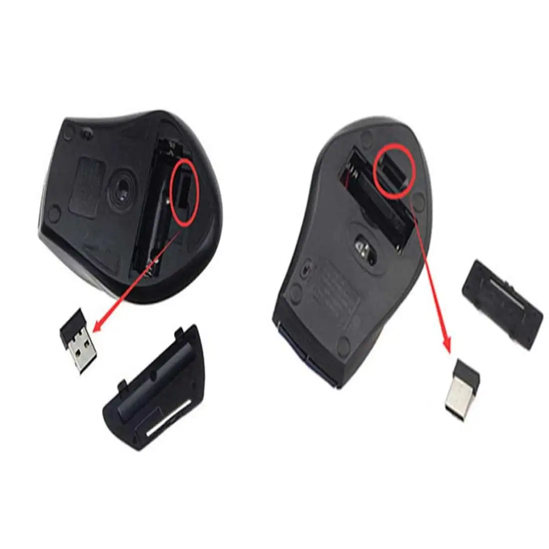 Rovtop USB игровая беспроводная мышь для геймеров 2,4 ГГц мини приемник 6 клавиш профессиональная компьютерная мышь геймерские мыши для компьютера ПК ноутбука