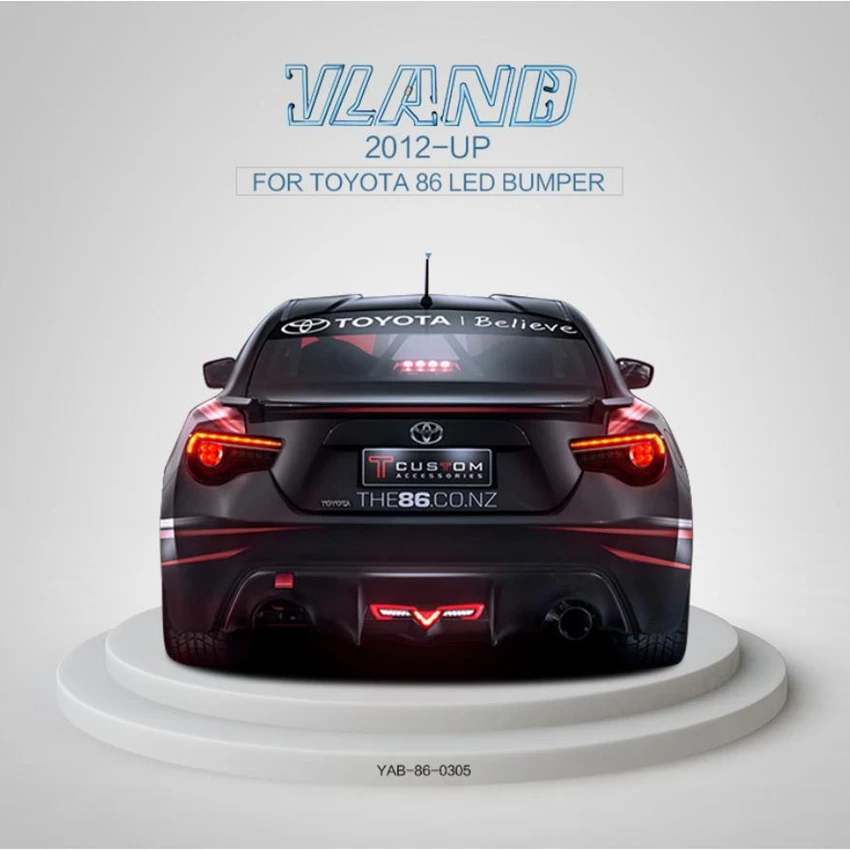 Vland завод для автомобильного бампера Toyota 86 модифицированный светодиодный бампер