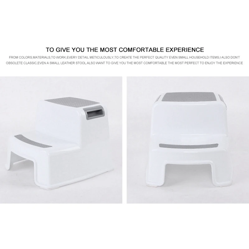 

Big deal Wide+2 Step Stool For Kids Toddler Stool For Toilet Potty Training Slip Resistant Soft Grip For Safe As Bathroom Potty