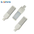 Горизонтальная светодиодная вилка G23, L107mm3W L135mm4W 2835 Светодиодный светодиодная балка для освещения, 85-135V195-265V, 180 Degree