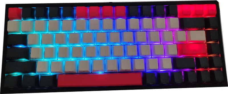 Keyboard4 only RGB Keycool 84 механическая клавиатура игровая клавиатура с переключателем gateron подсветка мини компактный keycool84 - Цвет: Keyboard4 only