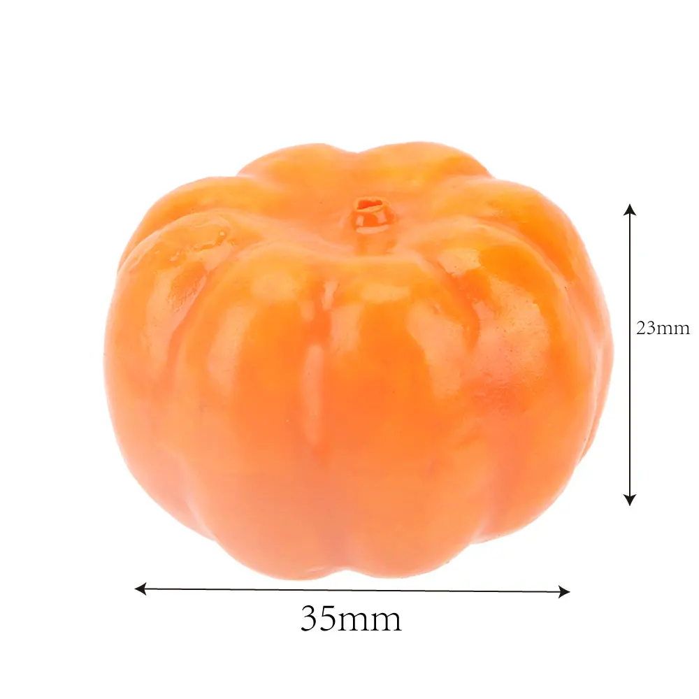 

20 Pcs/ Bag Halloween Mini Fake Simulation Vegetable Artificial Pumpkin For Wedding Birthday Party Decoration Supplies
