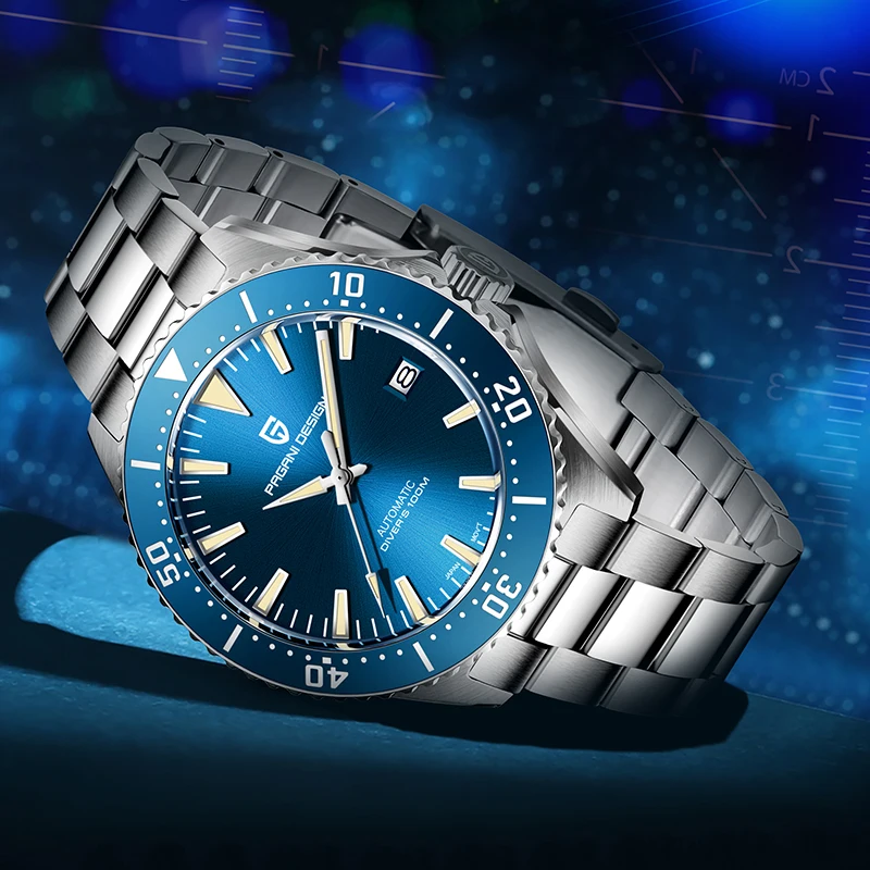 2021 PAGANI DESIGN New Luxury Men's Wrist watch 100M Waterproof Mechanical Watches Top Brand Ceramic Bezel Sapphire Glass Clock