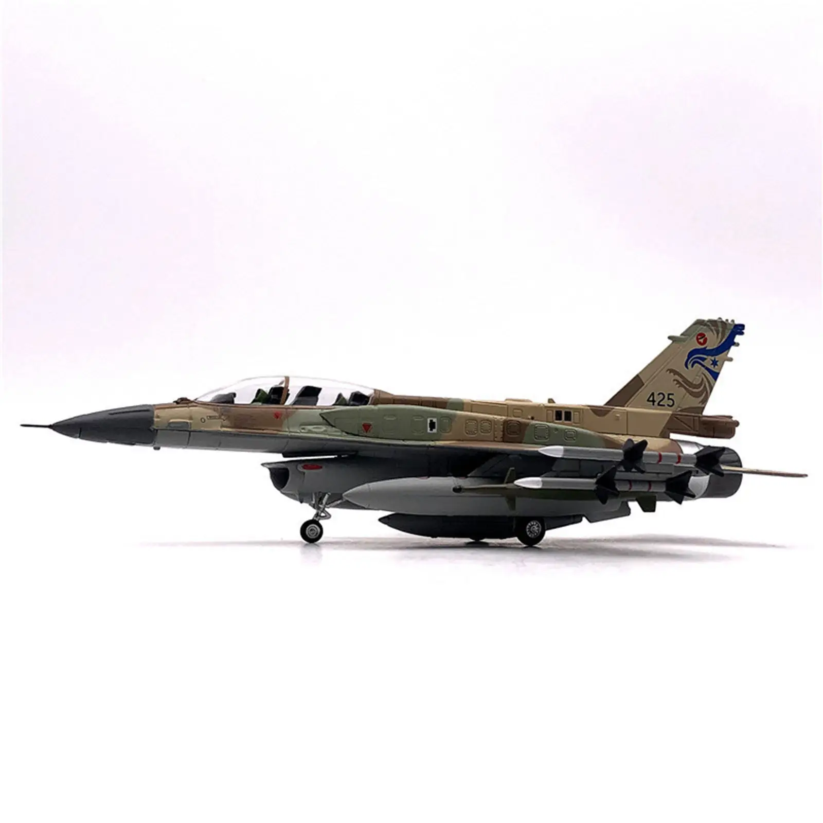 

1:72 Aircraft Model Educational Israeli Air Force Airplane Diecast F-16i Fighting Falcon Fighter Aircraft for Collection Kid