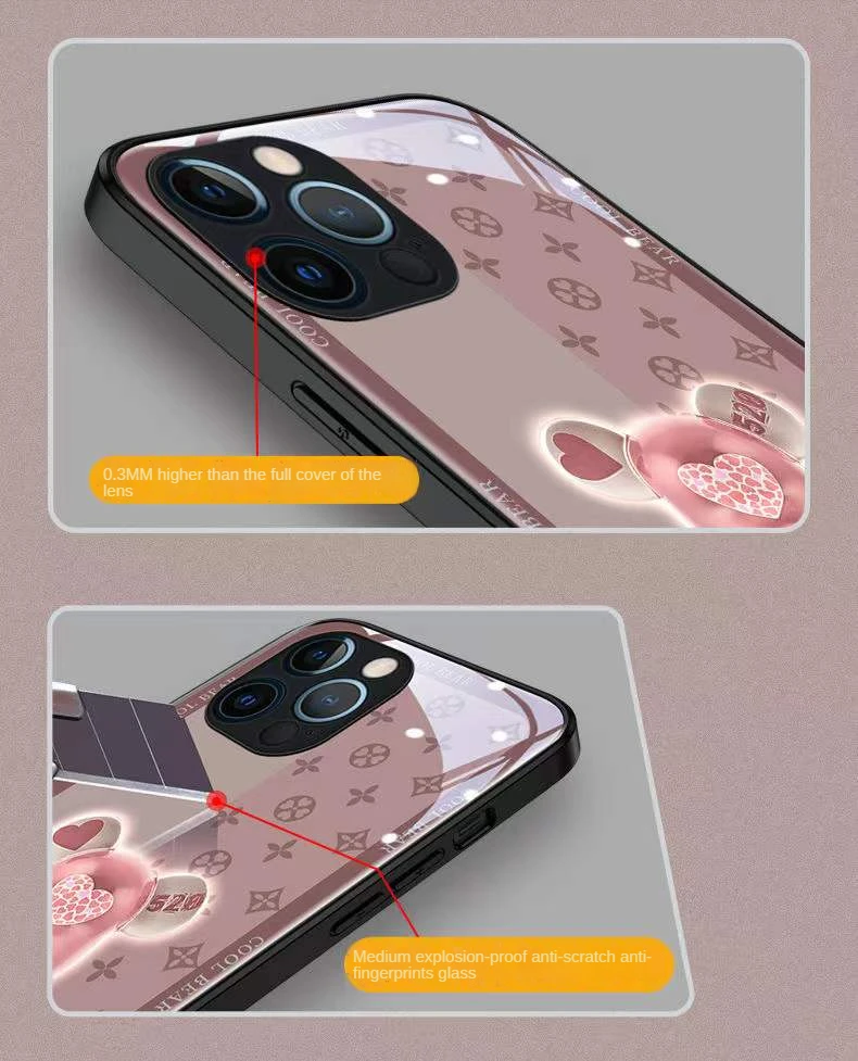 Чехол со светодиодной подсветкой для iPhone 13 12 11 Pro Max XS XR 2020 SE 8 7 Plus | Мобильные