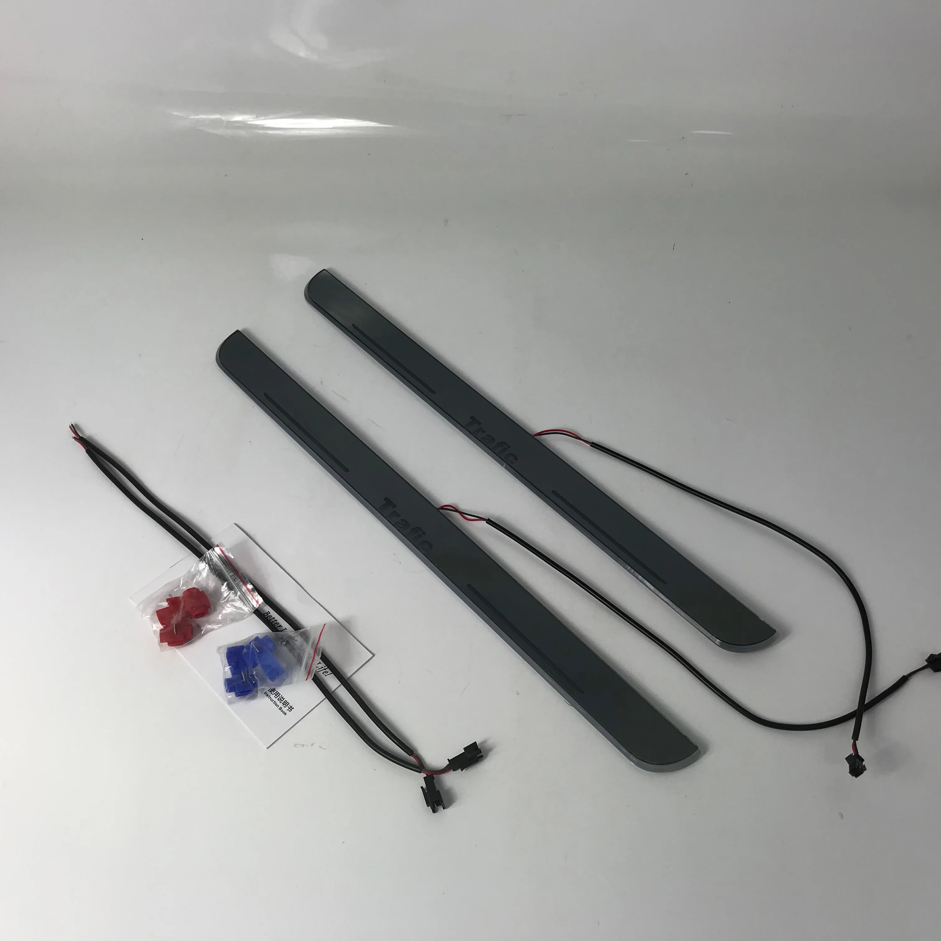 

Acrylic mobile LED welcome scooter wear plate door sill frame path light for Renault Trafic dedicated Flow/fixed light