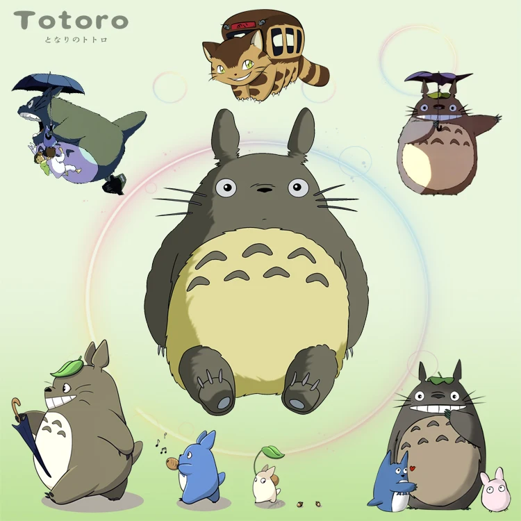 

EWAYS Cartoon Games Theme Wall Sticker TOTORO Wall Sticker 9 Style and 2 Size Room Deorated Tools