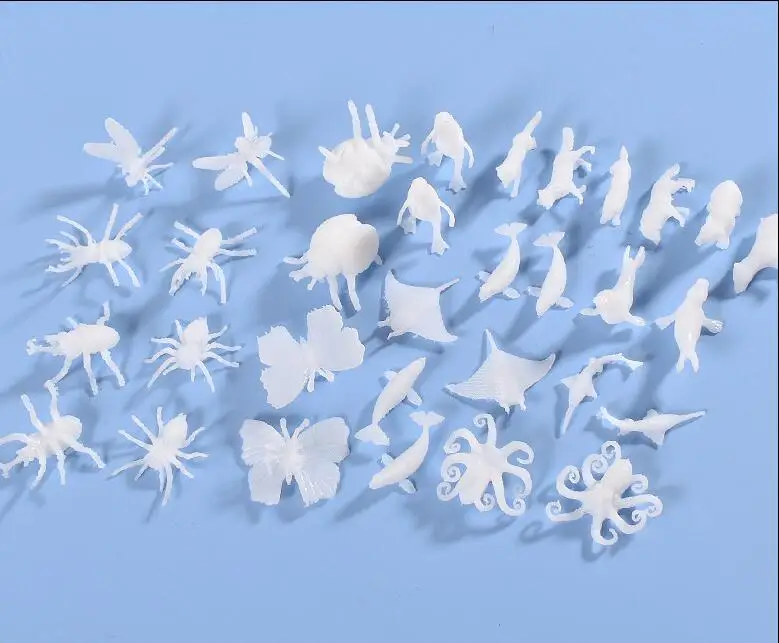 Новинка 3 шт./лот различные стильные полимерные мини 3D насекомые-бабочки жук