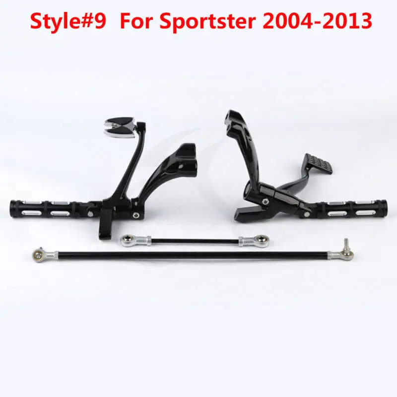 

Motorcycle Forward Control Pegs Linkages For Harley Sportster XL 883 1200 91-03 04-13 14-20