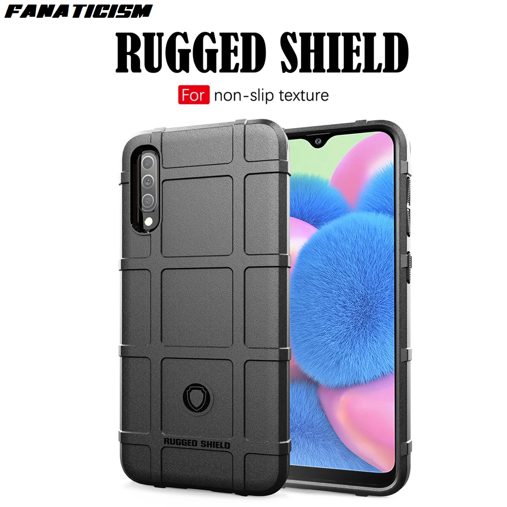 

100pcs High Quality Rugged Shield Case For Samsung Galaxy A30s A30 A21 A20s A20E A20 A11 Matte Soft TPU Silicone Armor Cover