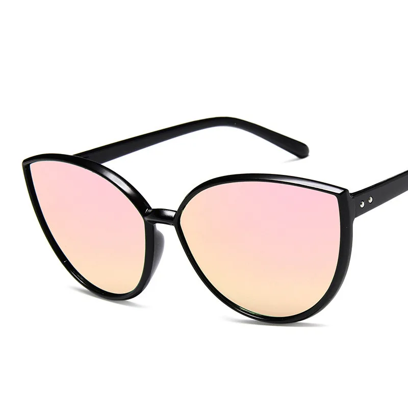 2021 модные пластиковые женские солнцезащитные очки кошачий глаз Роскошные