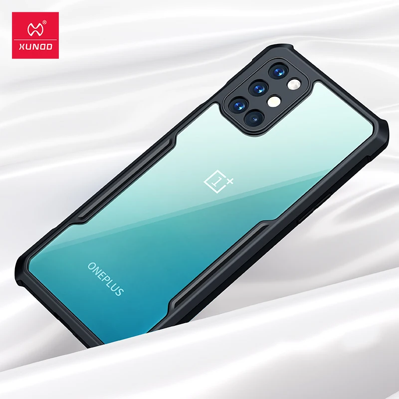 Чехол XUNDD для OnePlus 8T чехол Oneplus 9R акриловый мягкий бампер с подушкой безопасности