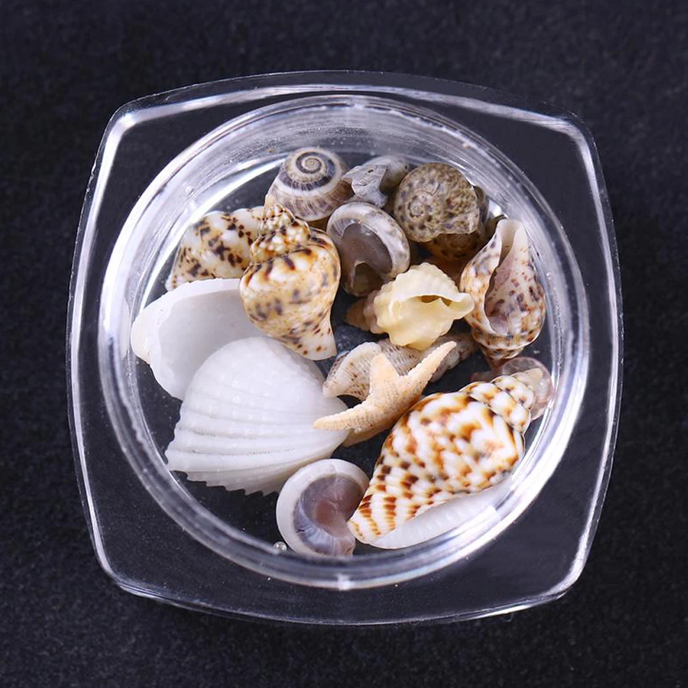 Натуральные 3D мини-украшения для ногтей ракушки сделай сам украшения ногтевого