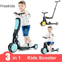 kids scooter car for kids 2 7 years old skater surf scooter folding 2 in 1 high quality scooter baby walker outdoor toys