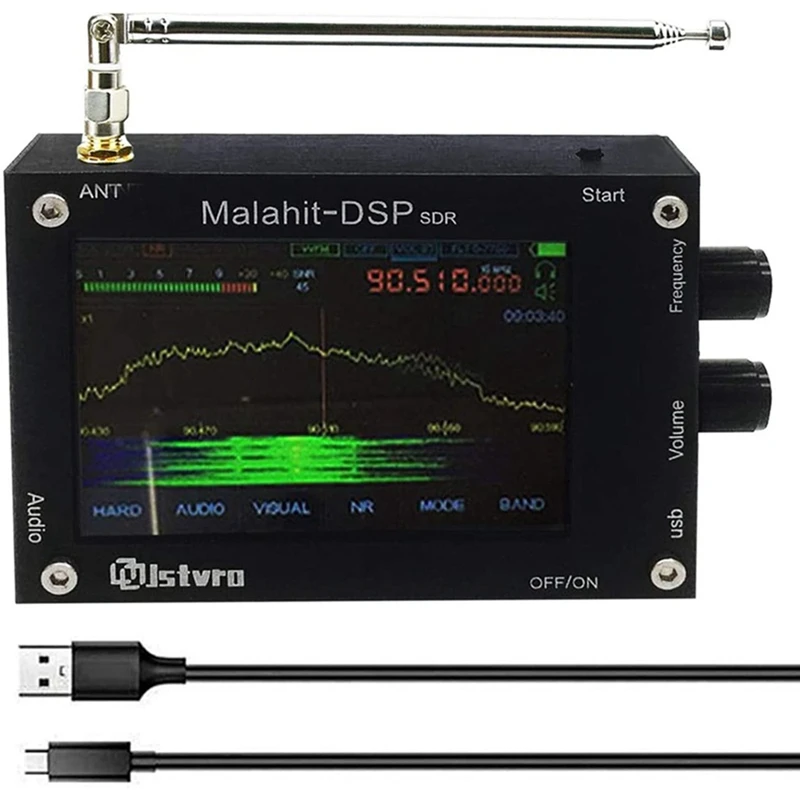 Фото 50 кГц до 2 ГГц приемник малахита DSP SDR Malahit для коротковолнового радиоприемника +
