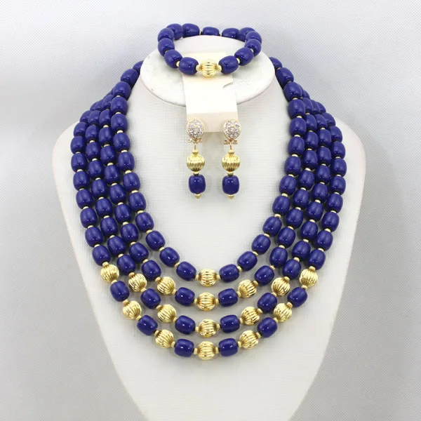 Новый свадебный набор бисера кремового белого цвета в нигерийском стиле из