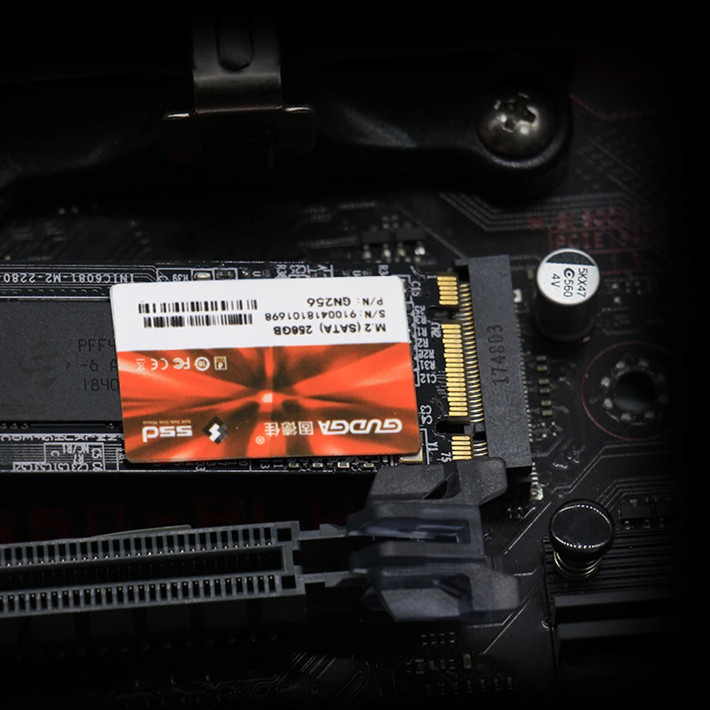 GUDGA M.2 SATA SSD NGFF HDD 128 ГБ 256 Внутренний твердотельный накопитель 2280 жесткий диск для