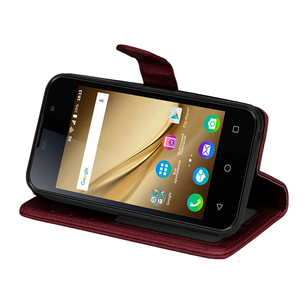 Кожаный чехол-бумажник для Samsung Galaxy J1 2016 чехол телефона J120H J120F откидной