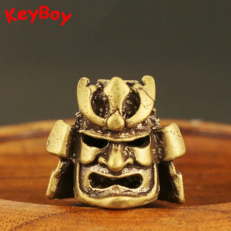 Винтажные зеркальные фигурки шлема зонтик веревка подвеска воин нож бисер