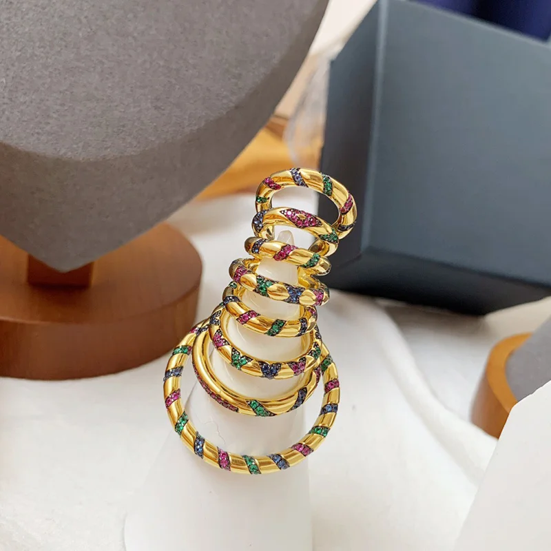 Модный шарм из стерлингового серебра копия 1:1 желтый массивный Многоцветный