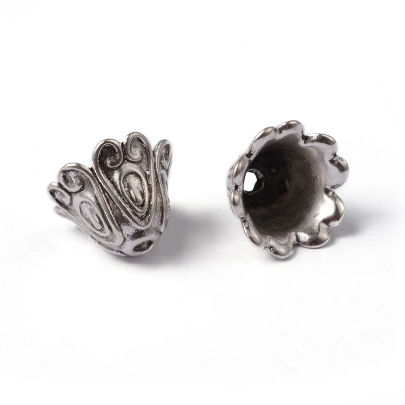 

20pcs/Lot Alloy Beads Caps Jewelry Findings Spacer Beads For Jewelry Making Charms Necklace Bracelets
