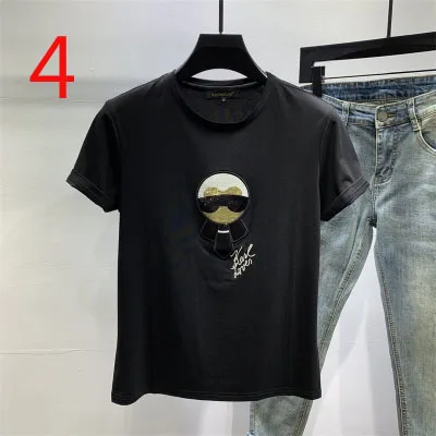 

2020summer t-shirt men's body shirt solid color cotton clothes bottoming shirt half sleeve tide