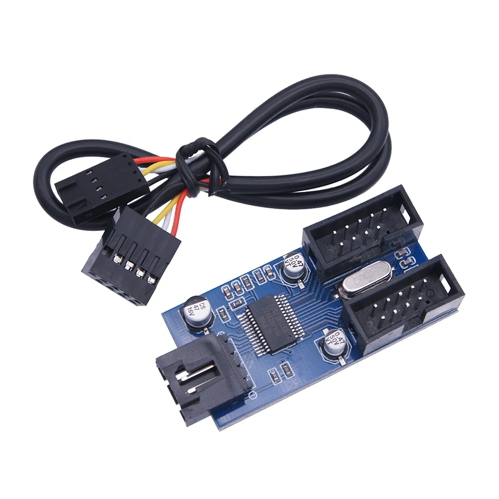 Материнская плата для настольного компьютера 9-контактный USB-разъем разветвитель