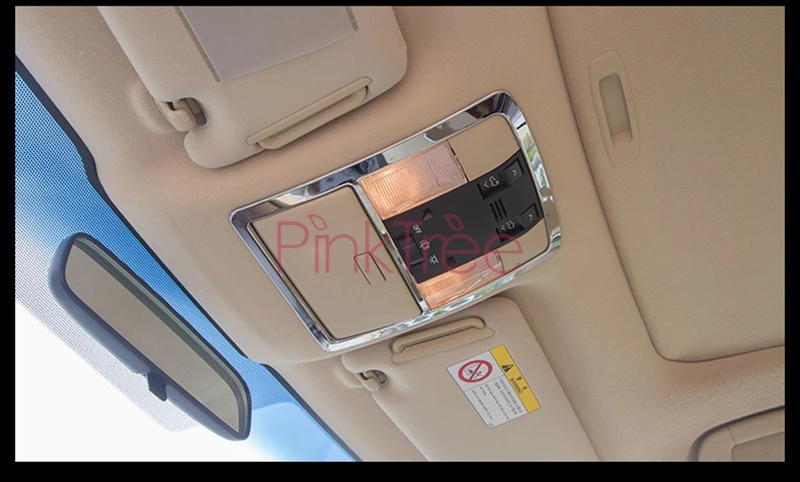 Хромированная/деревянная цветная Накладка для лампы чтения Toyota Land Cruiser Prado 150 2010