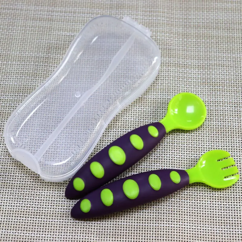 2 шт. детские пластиковые ложки и вилки из ТПЭ|fork set|dinnerware setchildren tableware set |