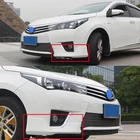 Для пары Toyota Corolla сплиттер Губы передний спойлер для автомобиля 2014 2015 16 передний бампер диффузор Защита корпуса комплект спойлер Королла