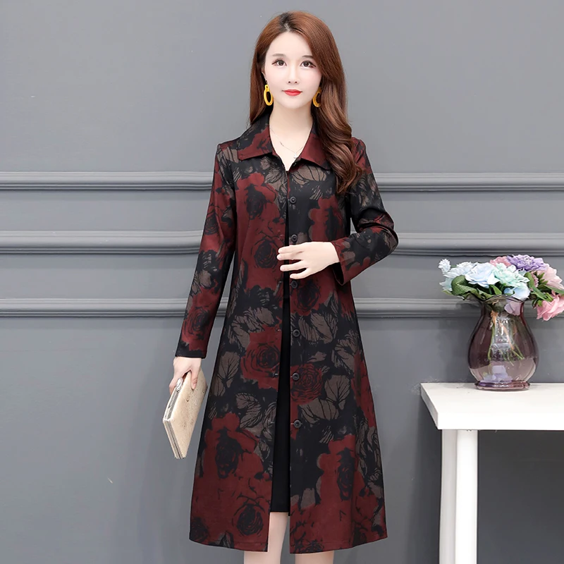 

Женская Повседневная облегающая однобортная куртка, модель 5XL на весну и осень, 20120