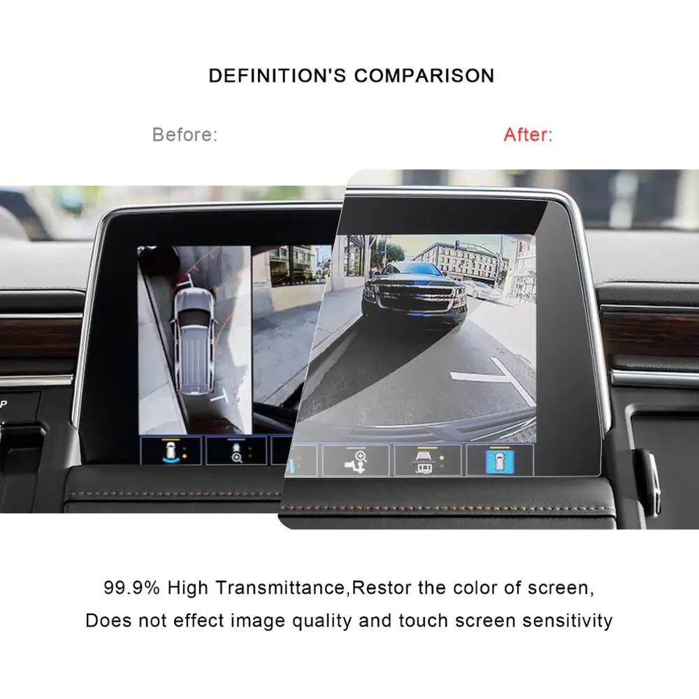 ruiya car pet screen protector for tahoesuburban 2021 10 2 inch gps navigation touch center display screen vehicle interior free global shipping