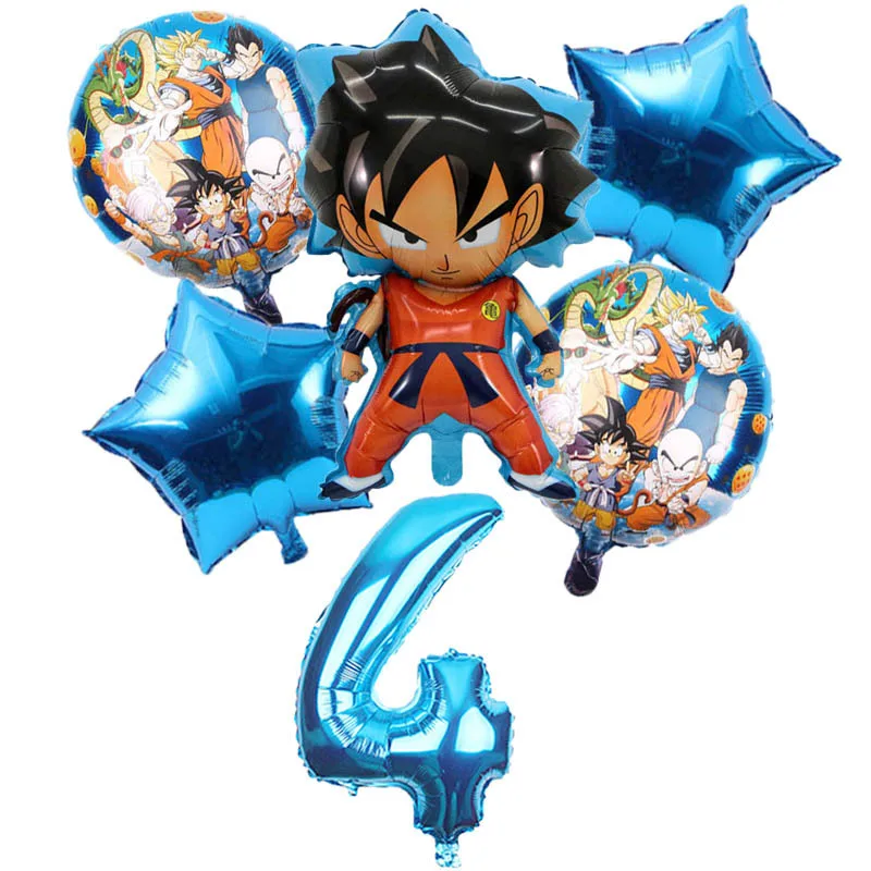 

Bandai Dragon Ball Theme Children's Happy Birthday Party Decoration Sun Wu Air Ball Set gender reveal baby shower balloons