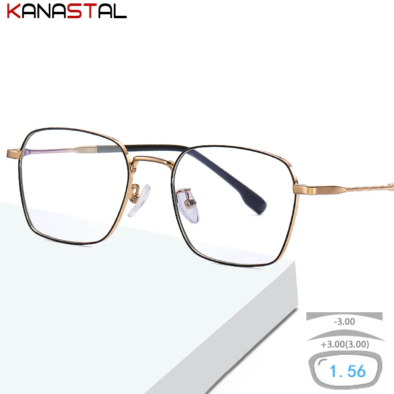 

Men Blue Light Blocking Glasses Women Square Eyeglasses Frames Eyewear CR39 Lens Prescription Myopia Hyperopia Reading Glasses