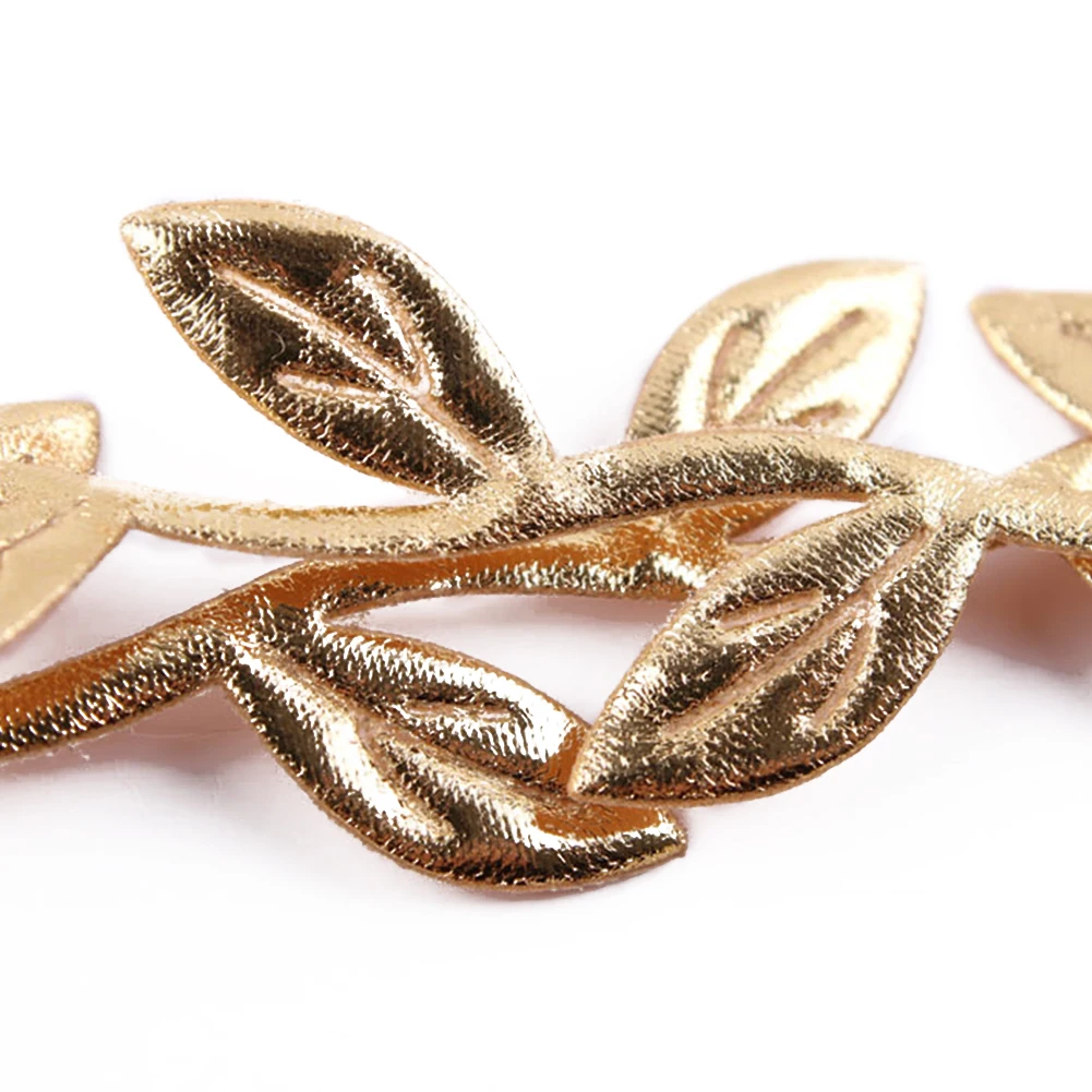 

Women Baby 2pcs Styling Kids Gift Decoration Gold Leaf Charming Crafts Cloth Portable Lovely Hair Band