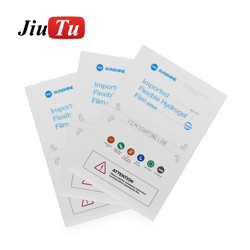 

Sunshine Transparent Tpu Mobile Phone Screen Protector Film Unit Sheets SS057 For Film Cutting Machine