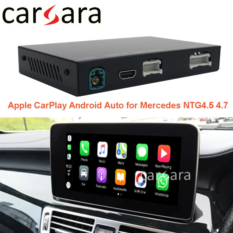 Модификация Радио беспроводной CarPlay для Merced es CLA GLA W176 W246 W218 W204 W212 A207 C207 W207 C117 NTG4.5 4 7