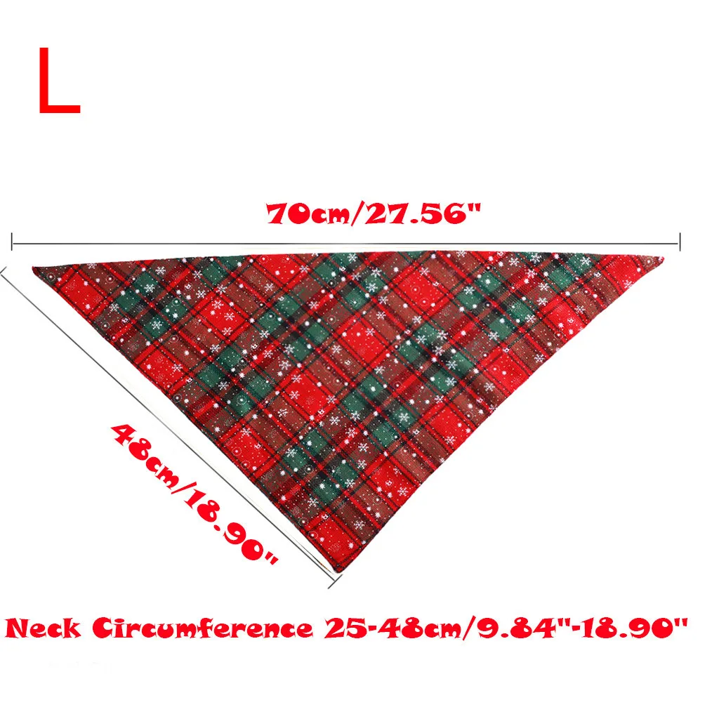 Рождественская бандана для собаки кошки милый Санта елка с принтом ошейник