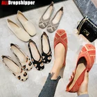 Женская обувь на плоской подошве; Тонкие балетки; Вязаная обувь без застежки; Повседневная мягкая женская обувь для медсестры; Обувь для беременных