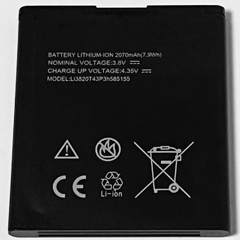 Аккумулятор 3 8 в 2070 мАч Li3820T43P3h585155 для ZTE Leo M1 V883M Z998 Z759G Z796C Z930 Z930L V880G N9510 N9511 Blade G |