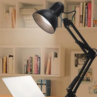 clamp tables flexible lighting fixture lamp e27 swing arm table lights reading adjustable light office supplies desk studio