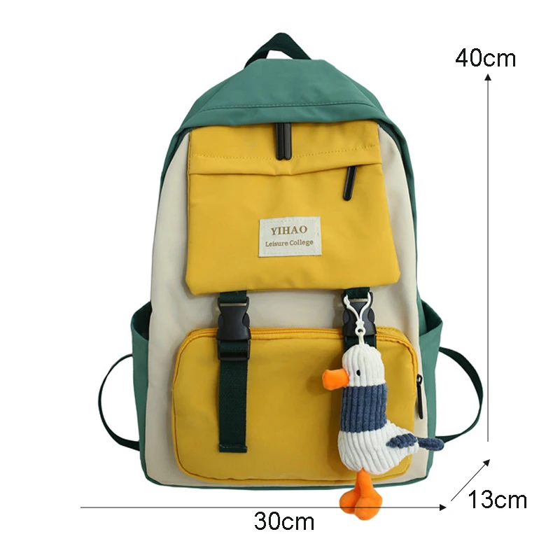 

2020 New Backpack Women Multi Pocket Nylon Women Backpack School Bag For Teenage Shoulder Travel Bag Female Backpacks