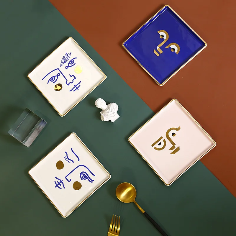 CuteLife милый лоток для хранения керамики десертная тарелка хлеба скандинавский