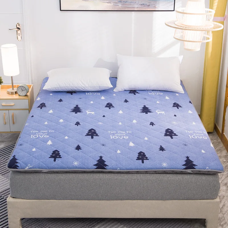 Противоскользящий матрас с татами для кровати Одноместный двойной подушка