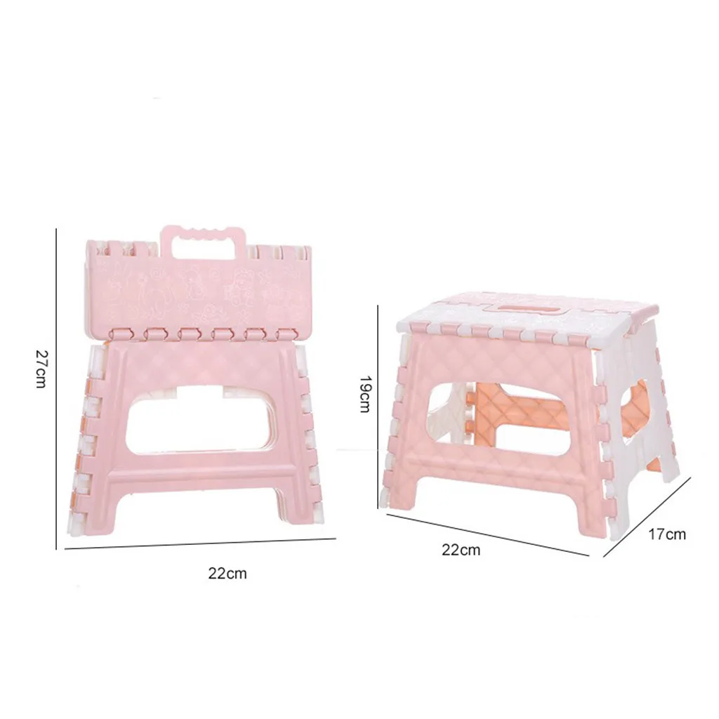 

Plastic Multi Purpose Folding Stool Step stool kids Home Train Outdoor Bathroom Storage Foldable Child stool banqueta plegable