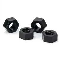 1020pcs nylon hexagon nut black white m2 m2 5 m3 m4 m5 m6 m8 m10 m12 plastic insulation hex nuts